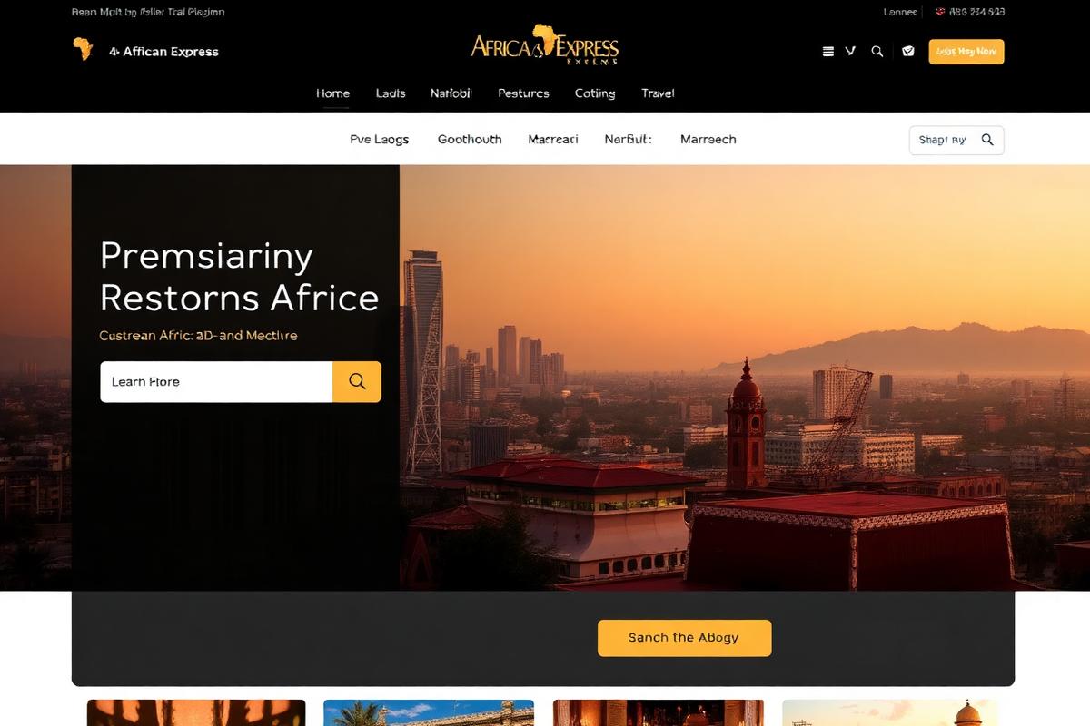 African Express interface screenshot